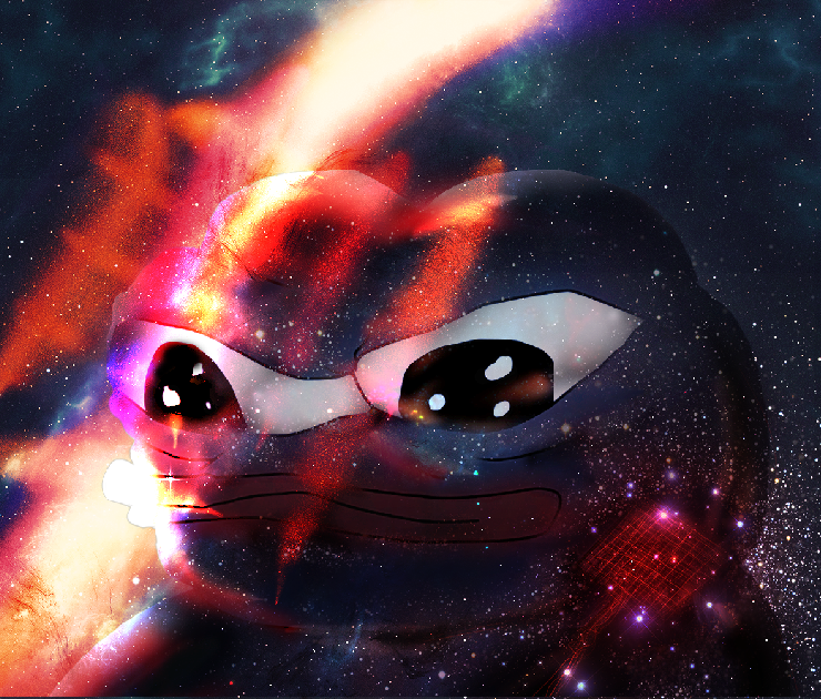 An image of the literal cosmos holding a fly swatter..